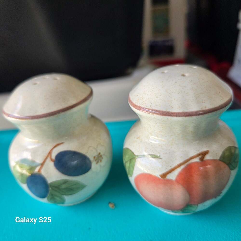 Mikasa Fruit Panorama Salt and Pepper Shaker Set